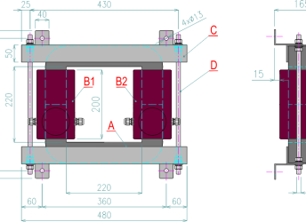 KTP 400a - jistící transformátor proudu